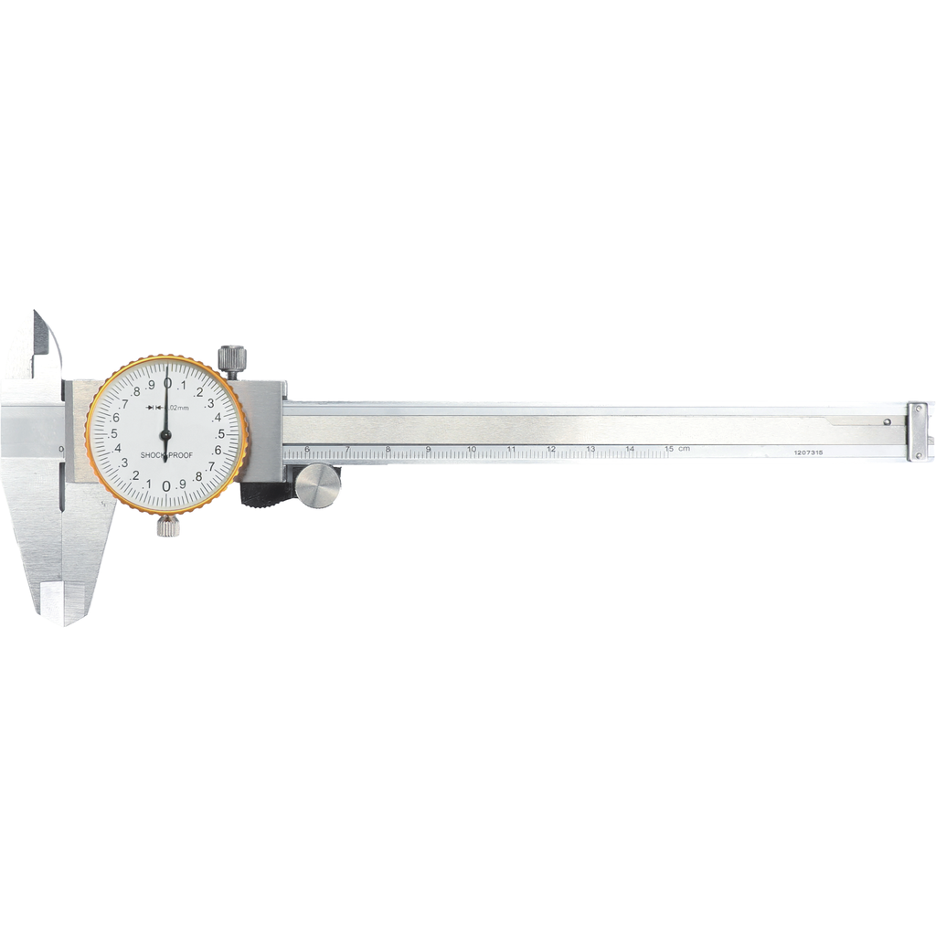 ⬡ Slankmatis su apskritąja skale 150mm/0.02mm (KR150B)