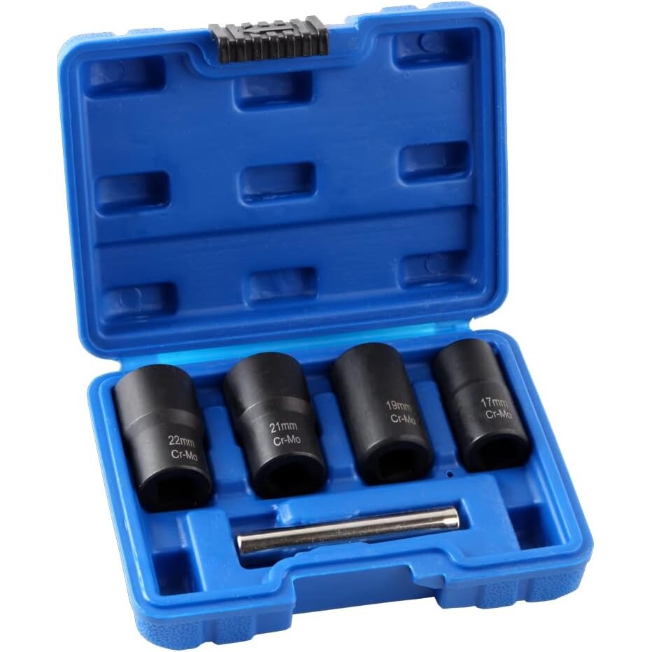 ⬡ Twist locking wheel nut removal set 5pcs (KRKB132414)