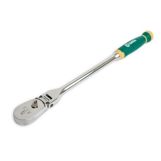 ⬡ 1/2" Dr. Flexible quick-release ratchet (tear drop), cushion grip 72 teeth (ST13971F, SATA)