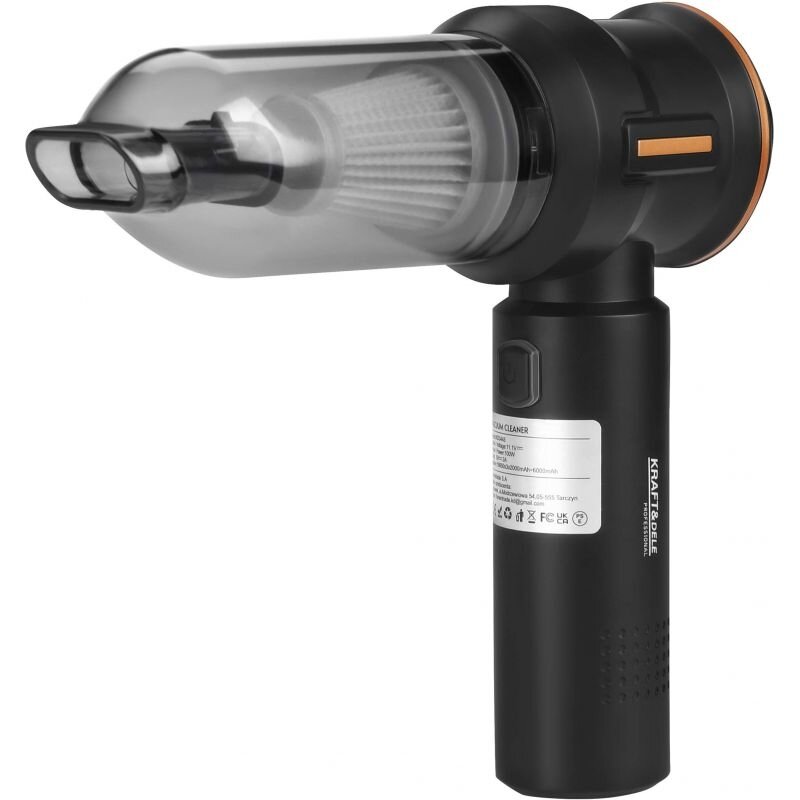 ⬡ Akum. Mini dulkių siurblys 100W 11.1V LI-ION 6.0Ah (KD3445)