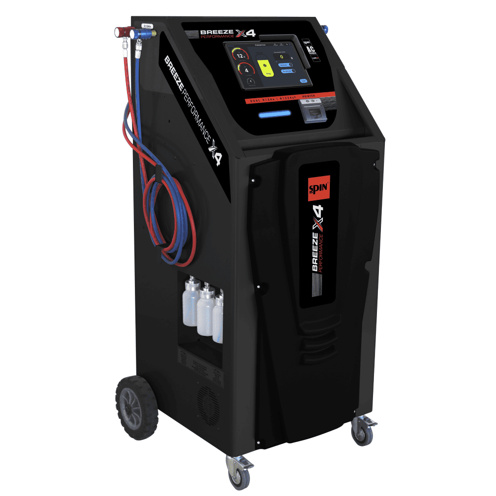 Gaisa kondicionētāju (A/C) apkopes stacija SPIN Breeze Touch X4 Dual ar printeri (01.001.44, SPIN)