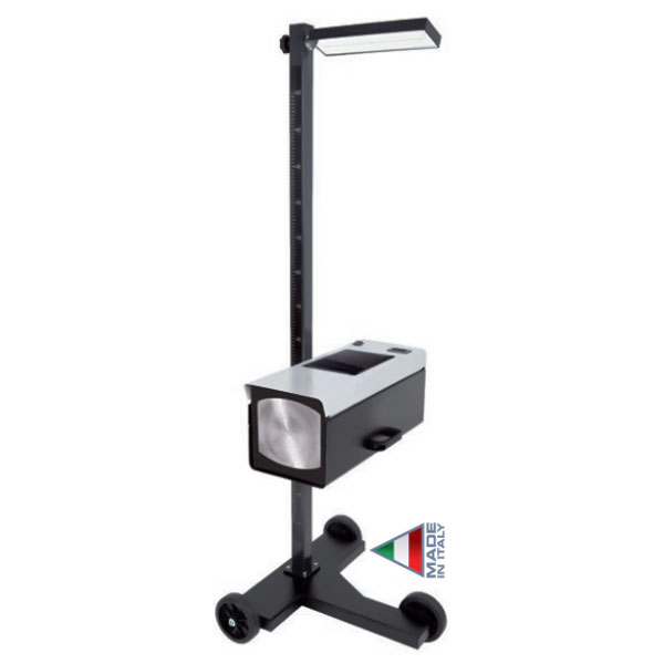HL26 D DLX headlight aligner with sliding panel (03.011.00M, SPIN)