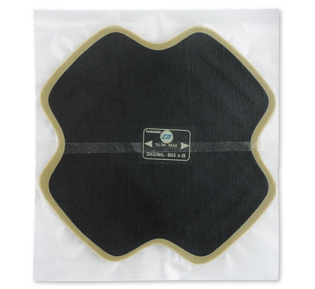 ᴿᴰ Bias tyre patch TIRSO GOMEZ 4-09, 228 mm, 1 pc (02-01-73, TIRSO GOMEZ)