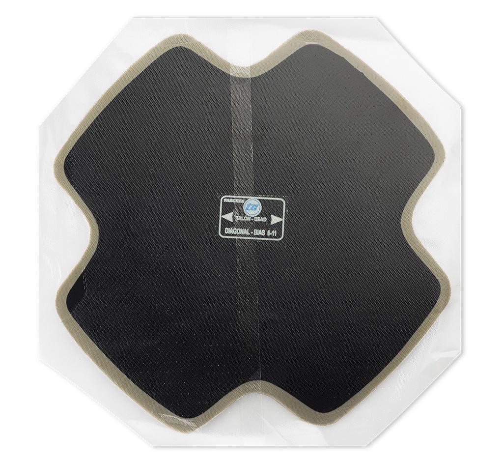 ᴿᴰ Bias tyre patch TIRSO GOMEZ 6-11, 279 mm, 1 pc (02-01-76, TIRSO GOMEZ)