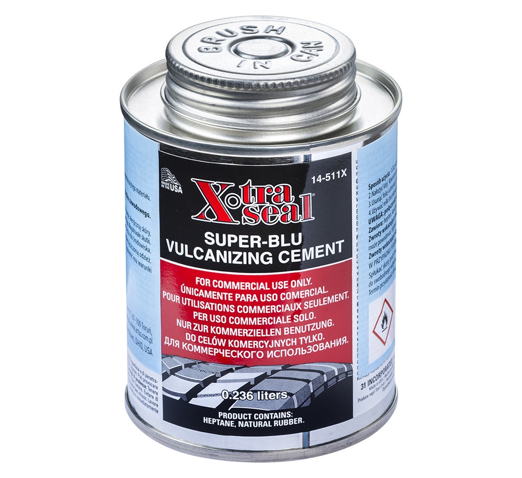 ᴿᴰ Tyre glue X-TRA SEAL SUPER-BLU, 237 ml (02-02-13, X-TRA SEAL)