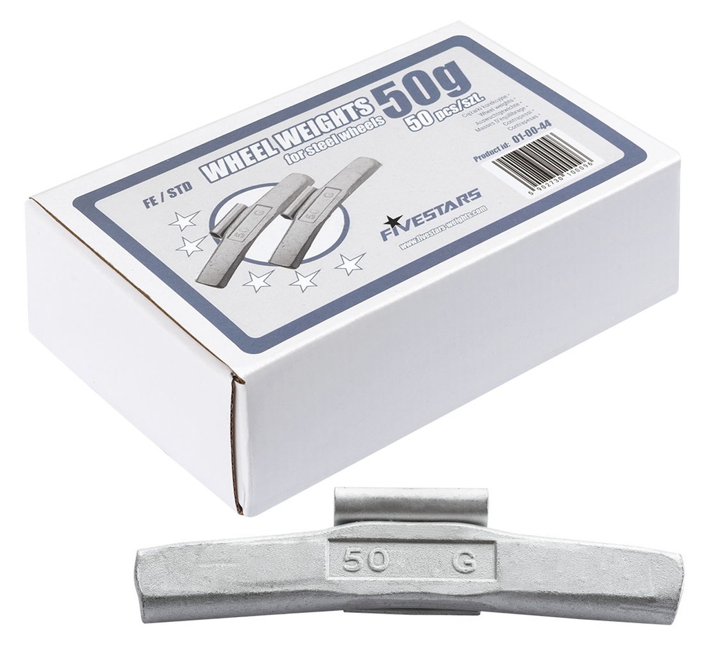 ᴿᴰ Uzsitami FE atsvari FIVE STARS 50 g, tērauda diskiem (01-00-44, FIVE STARS)