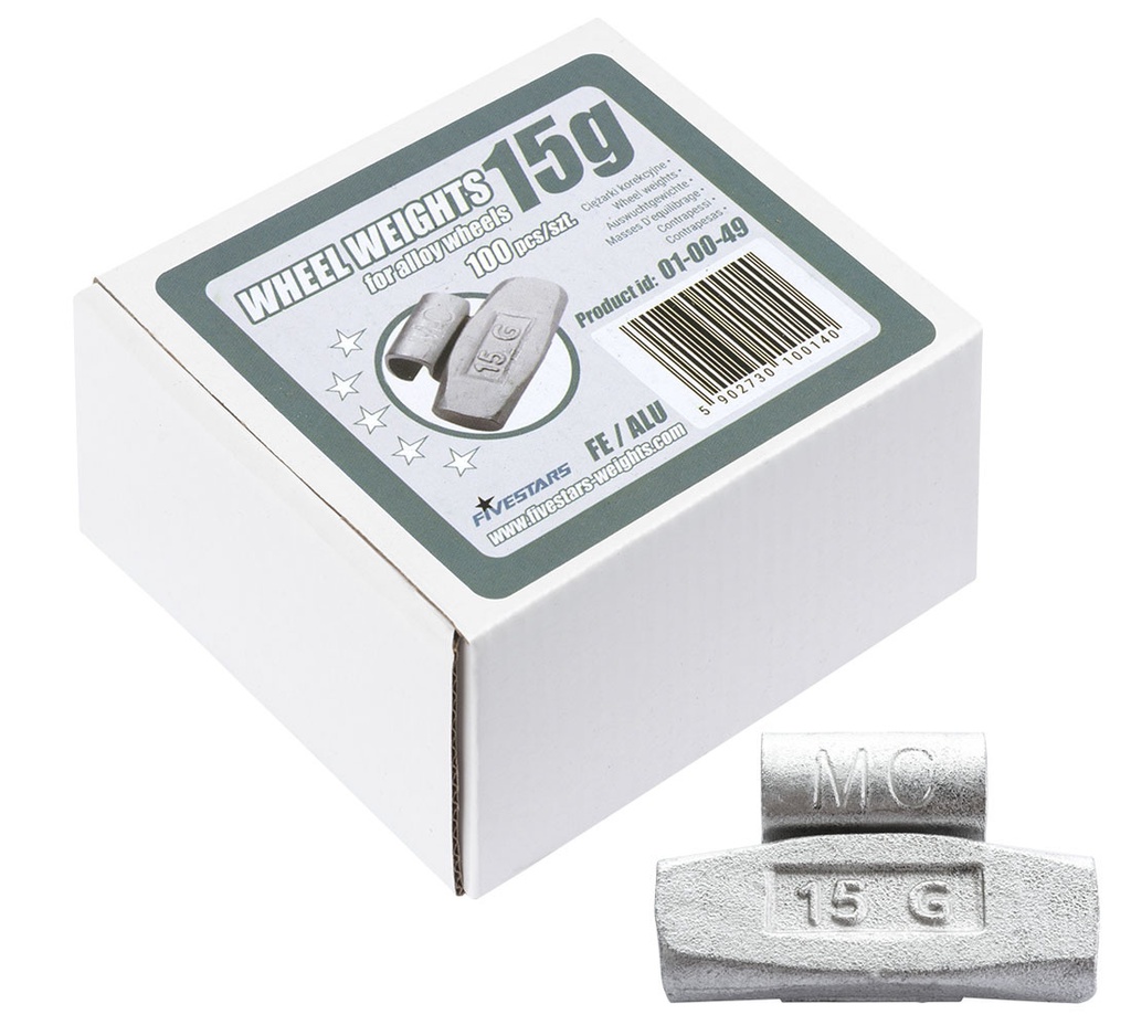 ᴿᴰ Uzsitami FE atsvari FIVE STARS 15 g, ALU diskiem (01-00-49, FIVE STARS)