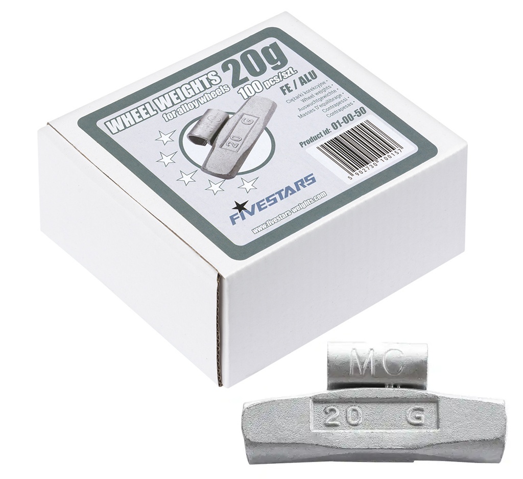 ᴿᴰ Uzsitami FE atsvari FIVE STARS 20 g, ALU diskiem (01-00-50, FIVE STARS)