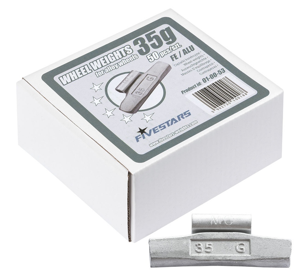 ᴿᴰ Uzsitami FE atsvari FIVE STARS 35 g, ALU diskiem (01-00-53, FIVE STARS)