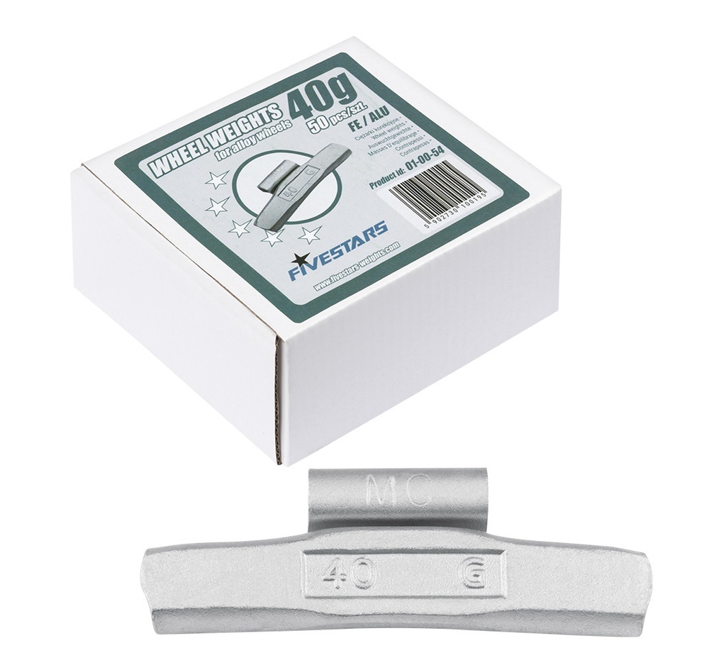 ᴿᴰ Uzsitami FE atsvari FIVE STARS 40 g, ALU diskiem, 50 gab. (01-00-54, FIVE STARS)
