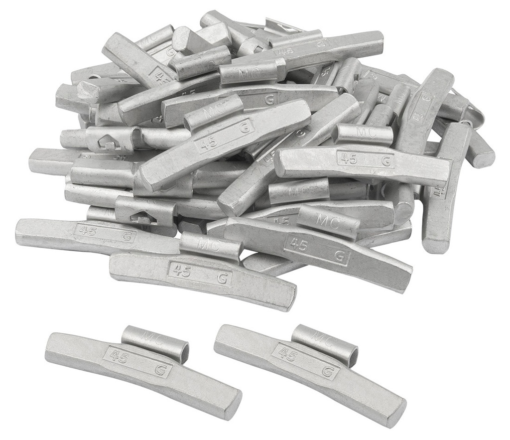 ᴿᴰ Clip-on FE weights FIVE STARS 45 g, for ALU rims, 50 pcs (01-00-55, FIVE STARS)