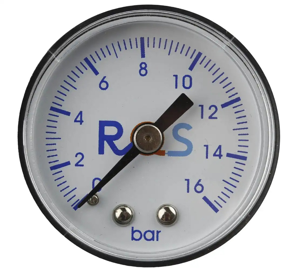 ᴿᴰ Manometrs spiediena regulatoram 0–16 bar RQS, 1/8″ (05-00-35, REDATS)