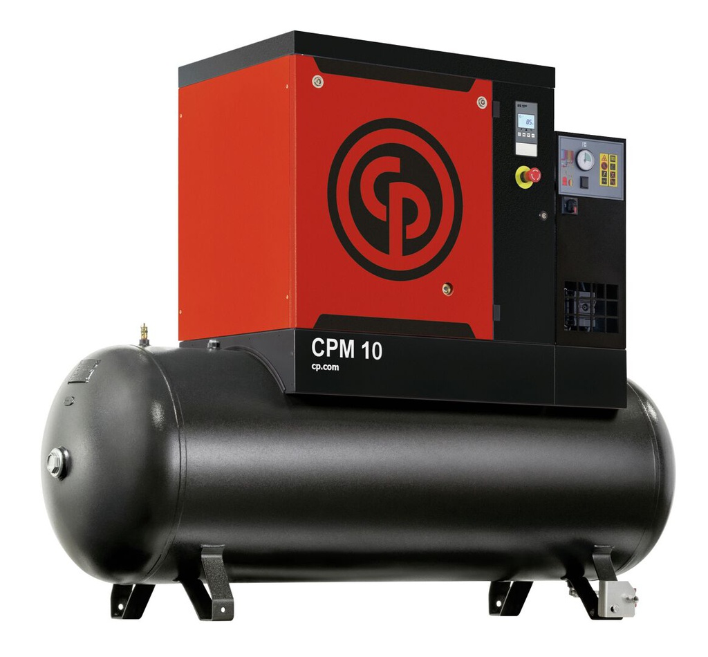 Skrūves gaisa kompresors ar resīveri un gaisa žāvētāju, CPM 10 270 D, CHICAGO PNEUMATIC (4152022992, CHICAGO PNEUMATIC)