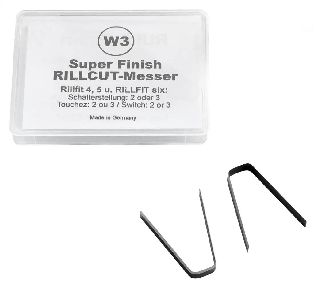 ᴿᴰ Rillcut blades for RILLFIT W-3 regroover, 7–10 mm (18-00-29, REDATS)