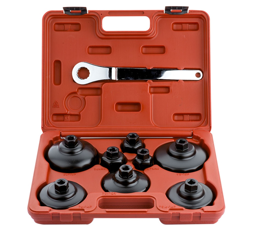 ᴿᴰ Oil filter wrenches BOXO, case 9 pcs (07-00-19, BOXO)
