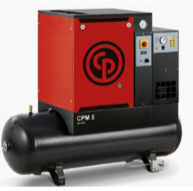 Sraigtinis oro kompresorius su 270 l rinktuvu CPM 7,5 10 400/50 E CE (4152054421, CHICAGO PNEUMATIC)