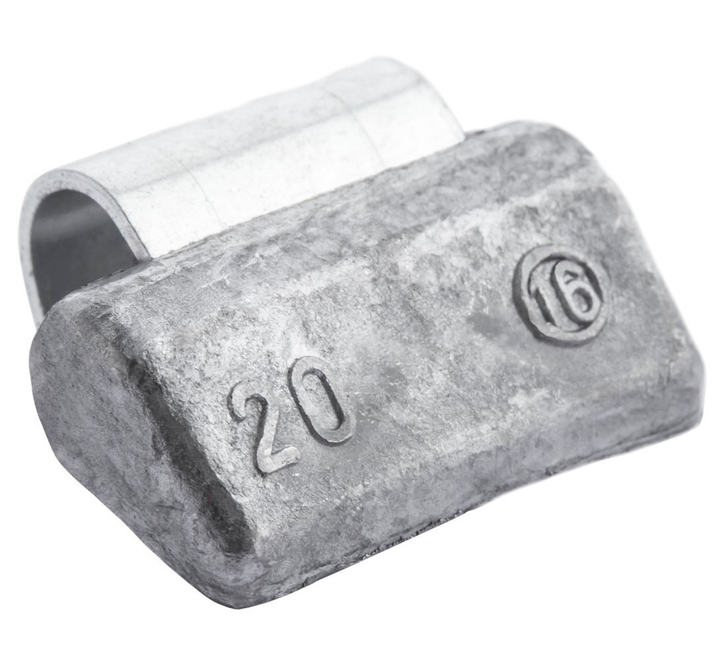 ᴿᴰ Lead clip-on weights FIVESTARS for ALU rims, 20 g, 100 pcs (01-01-88, FIVESTARS)
