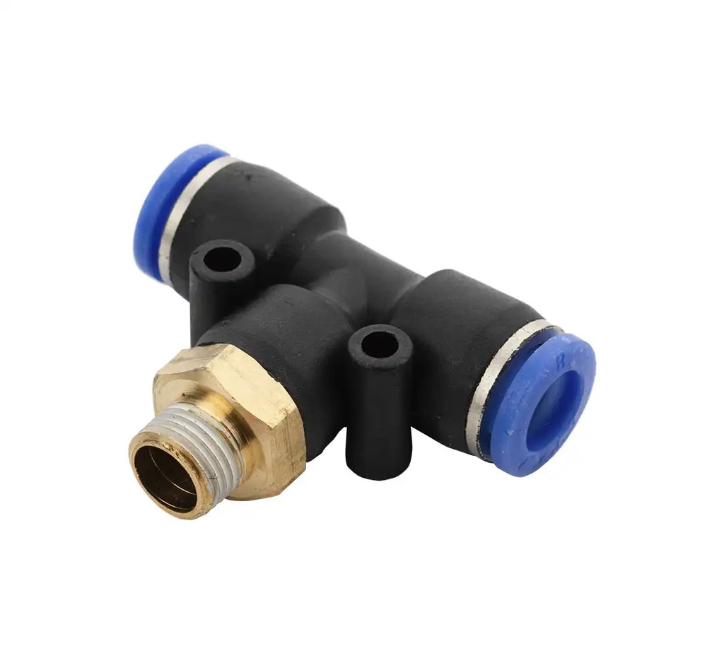 ᴿᴰ Push-in T hose connector 8 mm, 1/8″ thread (26-01-30, REDATS)