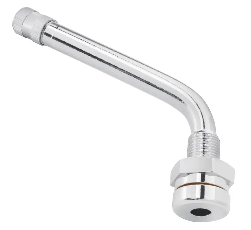 ᴿᴰ Tubeless valve for truck tyres chrome TR 545D (TR 545D, REDATS)