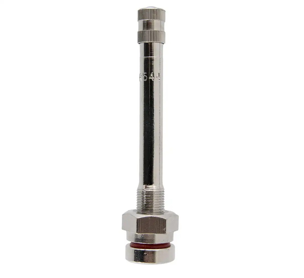 ᴿᴰ Tubeless valve for truck tyres chrome TR 544 (TR 544, REDATS)
