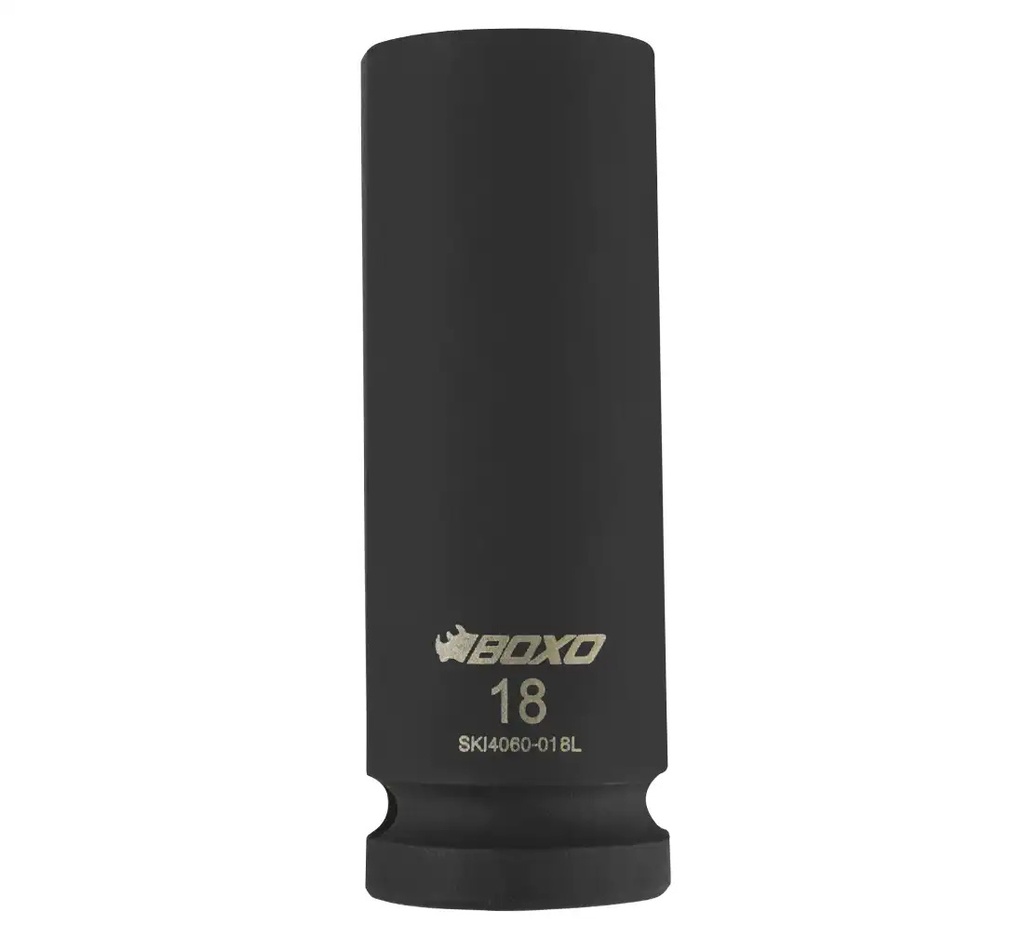 ᴿᴰ Impact socket long BOXO 18 mm, 1/2″, for steel rims (04-02-20, BOXO)