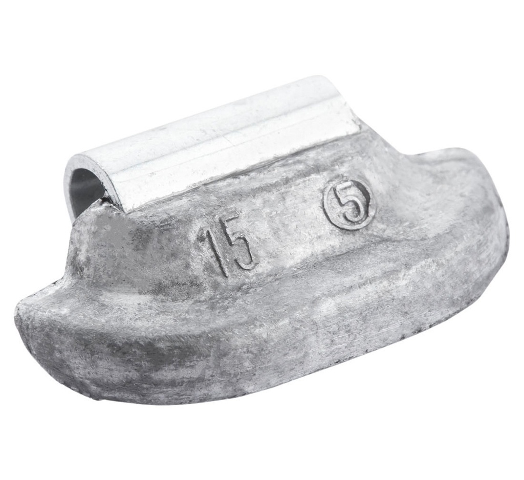 ᴿᴰ Clip-on lead (Pb) weights FIVE STARS 15 g, for steel rims (01-00-89, FIVE STARS)