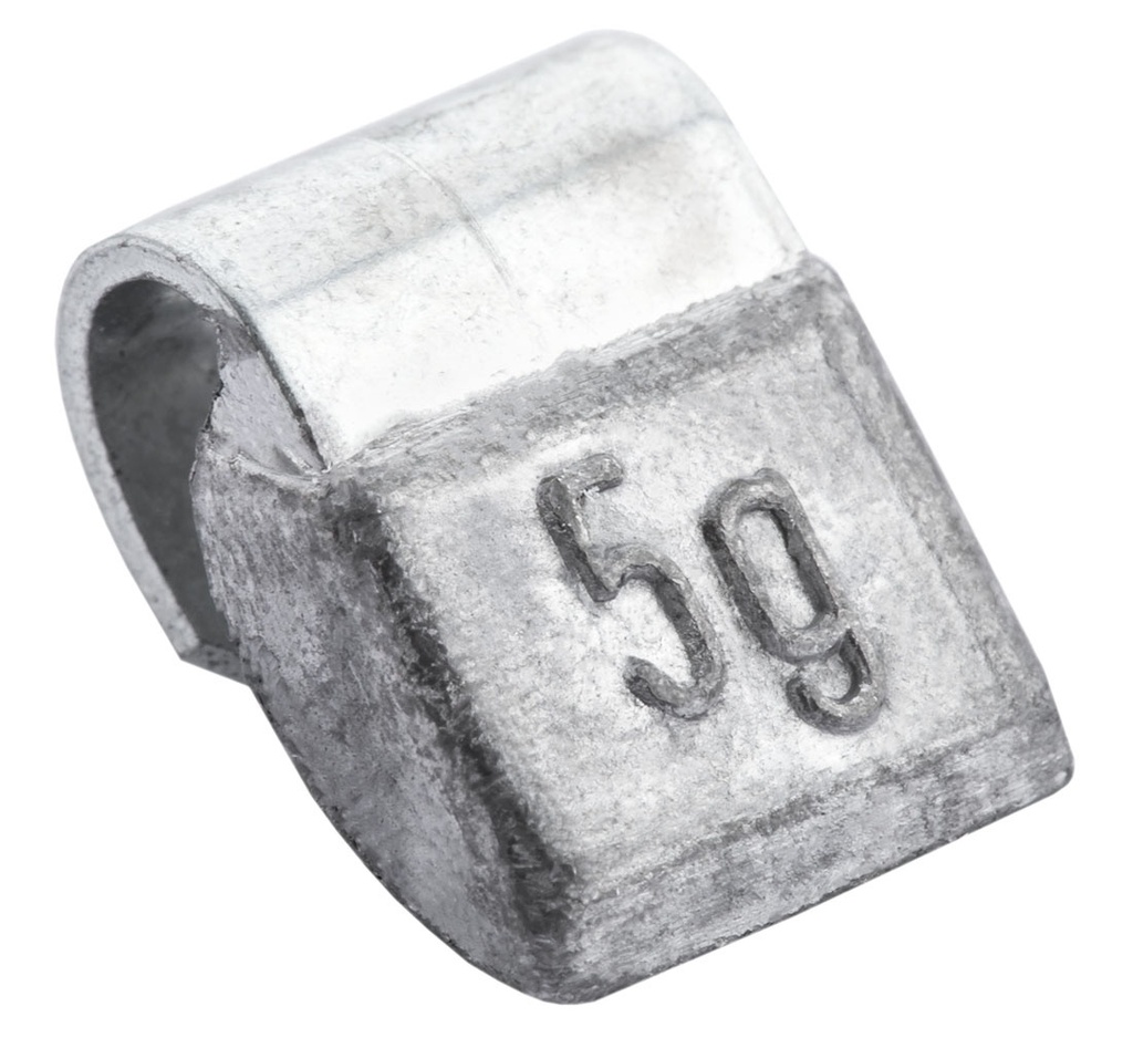 ᴿᴰ Clip-on lead (Pb) weights FIVE STARS 5 g, for steel rims (01-00-87, FIVE STARS)