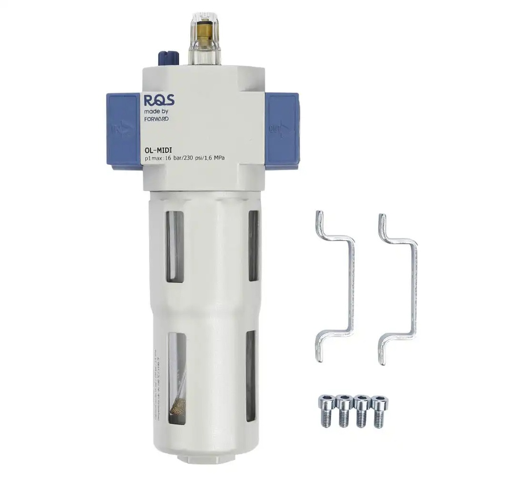 ᴿᴰ Air lubricator RQS MIDI 3/4" with mounting brackets (05-01-37, REDATS)