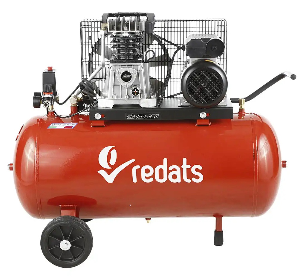 ᴿᴰ Piston compressor 100L 1,5kW 230V - REDATS (16-00-96, REDATS)
