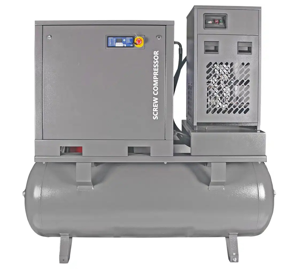 ᴿᴰ Screw air compressor with dryer Walter 500 l, 7.5 kW, 10 bar (16-00-98, REDATS)
