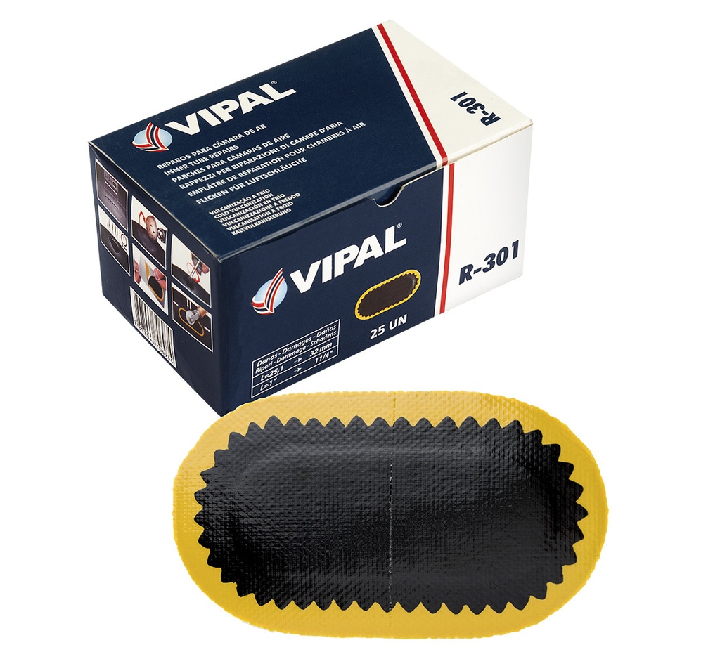 ᴿᴰ Tube patches VIPAL R301  mm, 25 pcs (02-03-45, VIPAL)