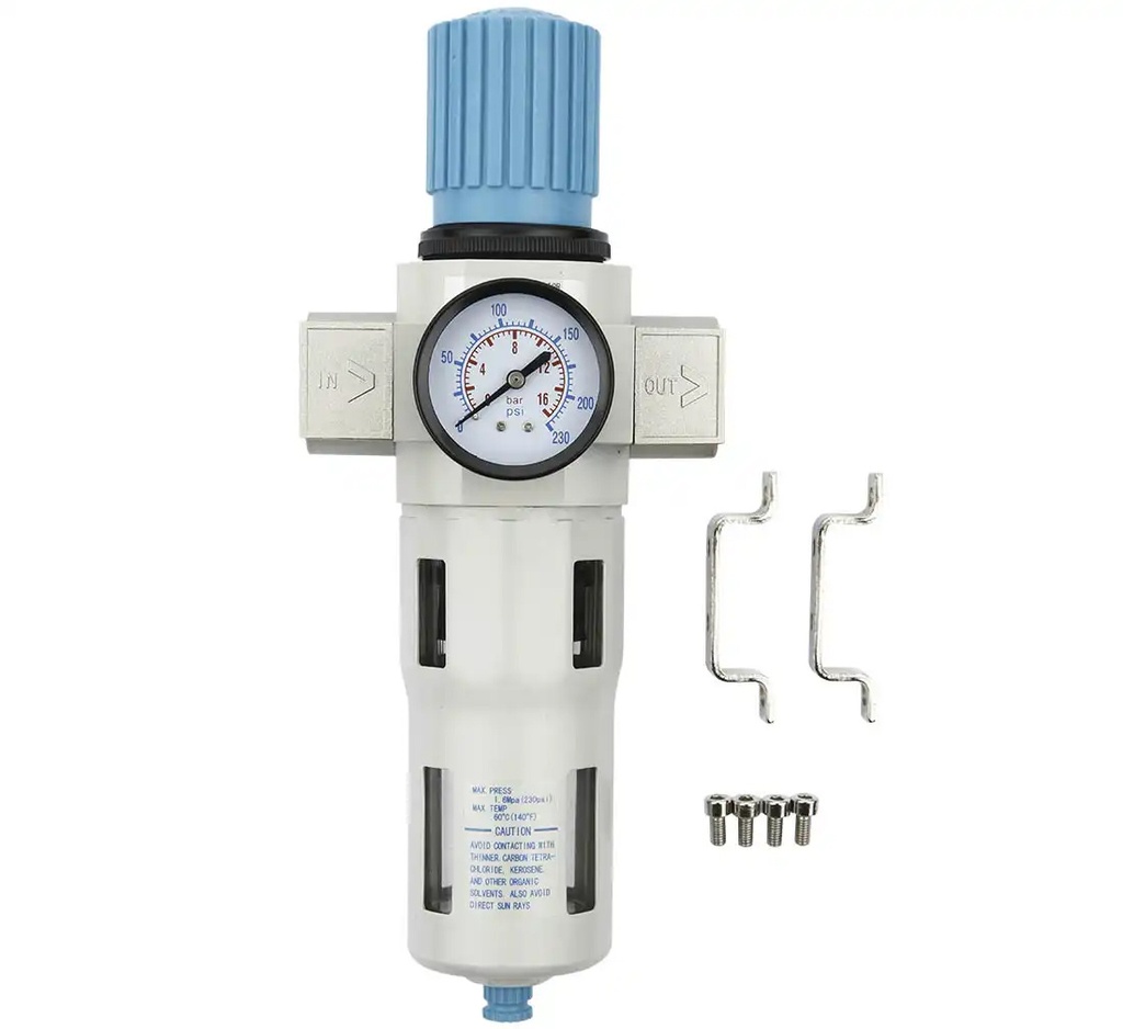 ᴿᴰ Ūdens separators ar manometru P-790 1″ PRO (05-01-77, REDATS)