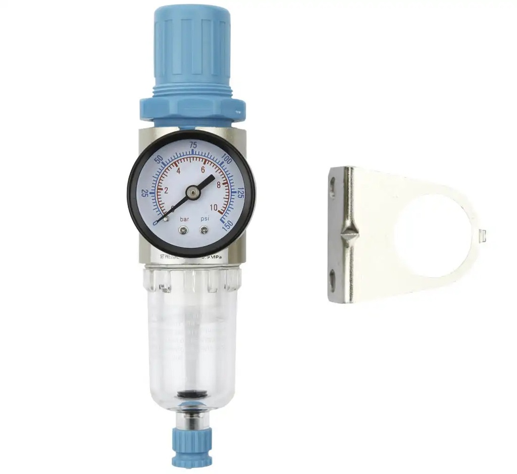 ᴿᴰ Vandens separatorius su manometru P-700 1/4″ STD (05-01-86, REDATS)