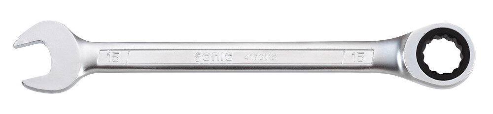 Sonic plakanā sprūdrata gredzenatslēga 9mm, 12 malas (4170109, SONIC)