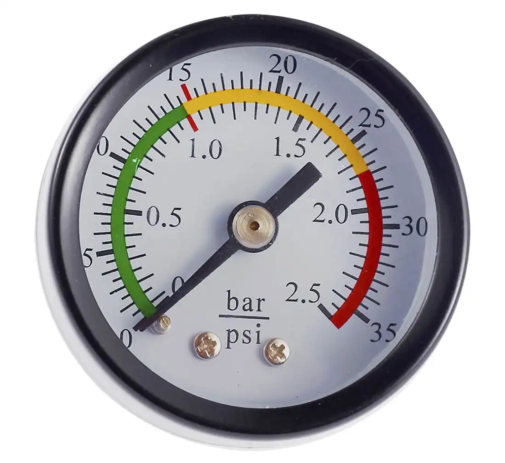 ᴿᴰ Manometrs eļļas savācējam D-110, 0–2,5 bar (26-04-35, REDATS)