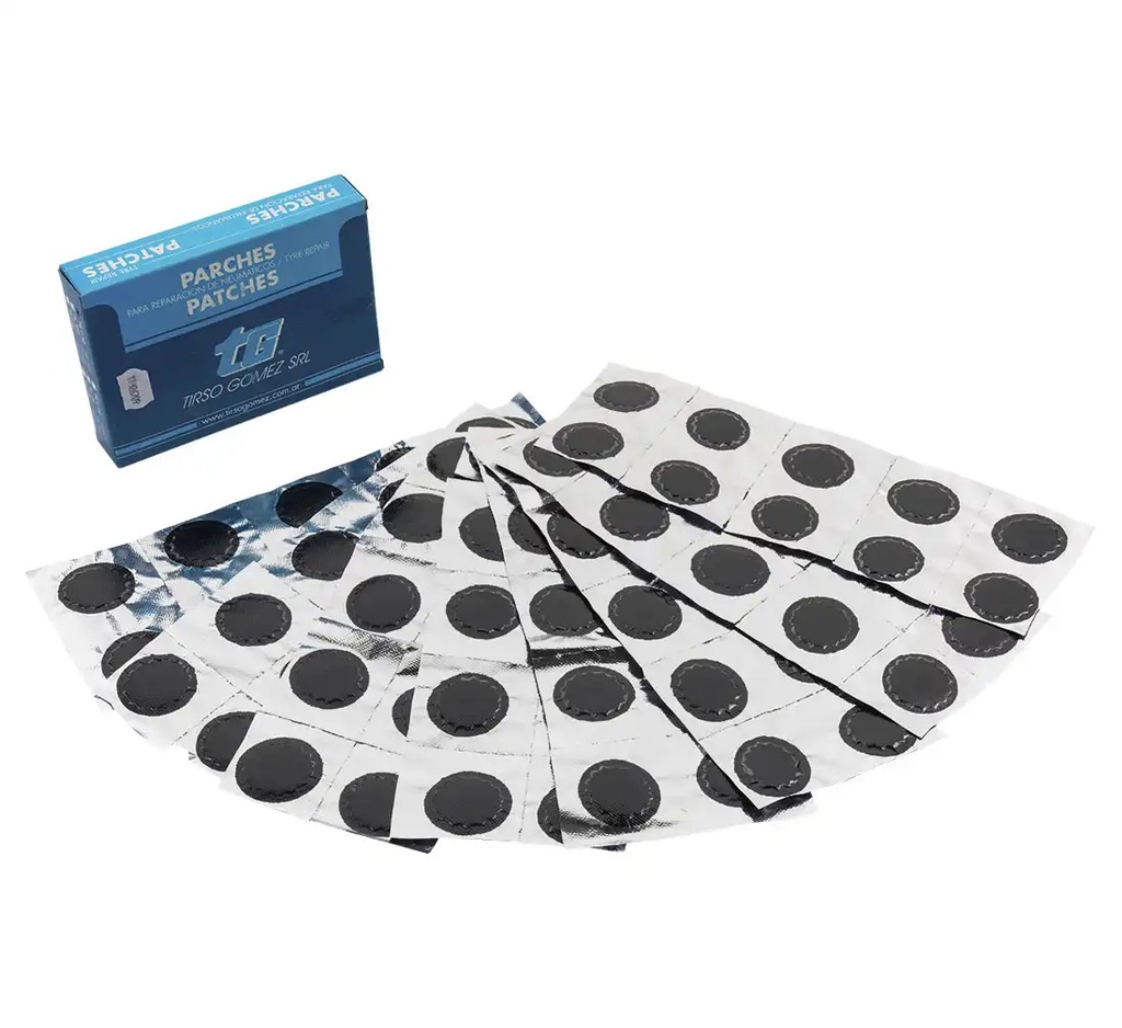 ᴿᴰ Tyre patch TIRSO GOMEZ TG 33 mm, 80 pcs (02-04-44, TIRSO GOMEZ)