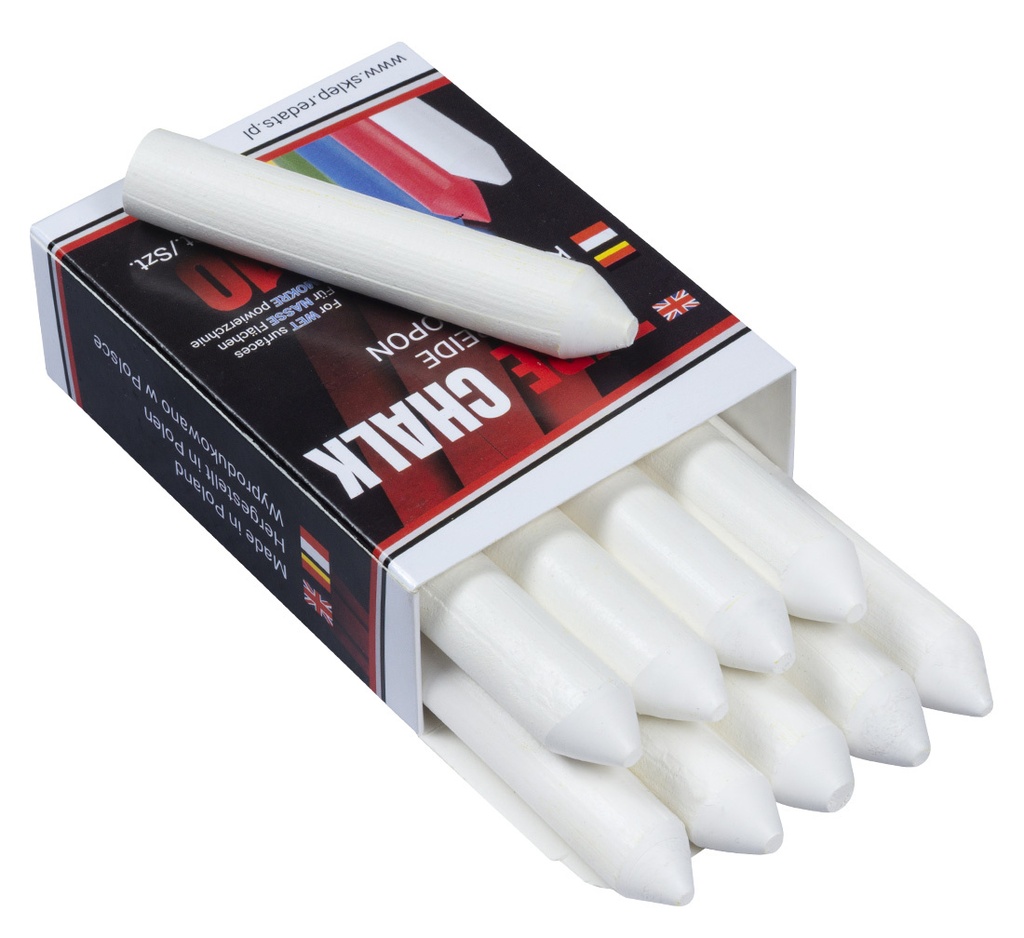 ᴿᴰ Žymėjimo kreidelės REDATS PREMIUM, baltos, 10 vnt. (04-03-12, REDATS)