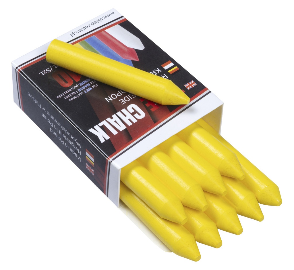 ᴿᴰ Marking chalks REDATS PREMIUM, yellow, 10 pcs (04-03-20, REDATS)