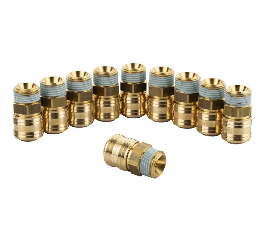 ᴿᴰ Quick coupling RQS type 26, male thread 1/2″, 10 pcs (05-02-14, REDATS)