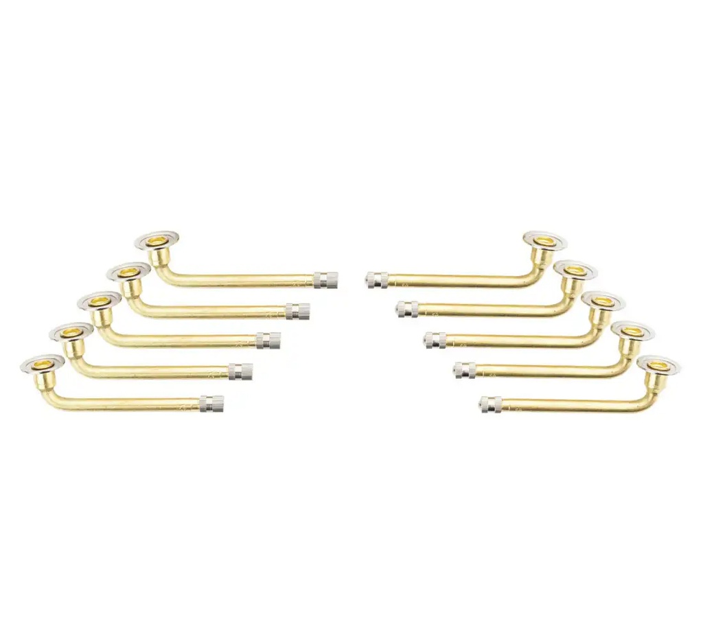 ᴿᴰ Tube tyre valve GW4-095 V3-02-08 10pcs (V3.02.08 GW4-095, REDATS)