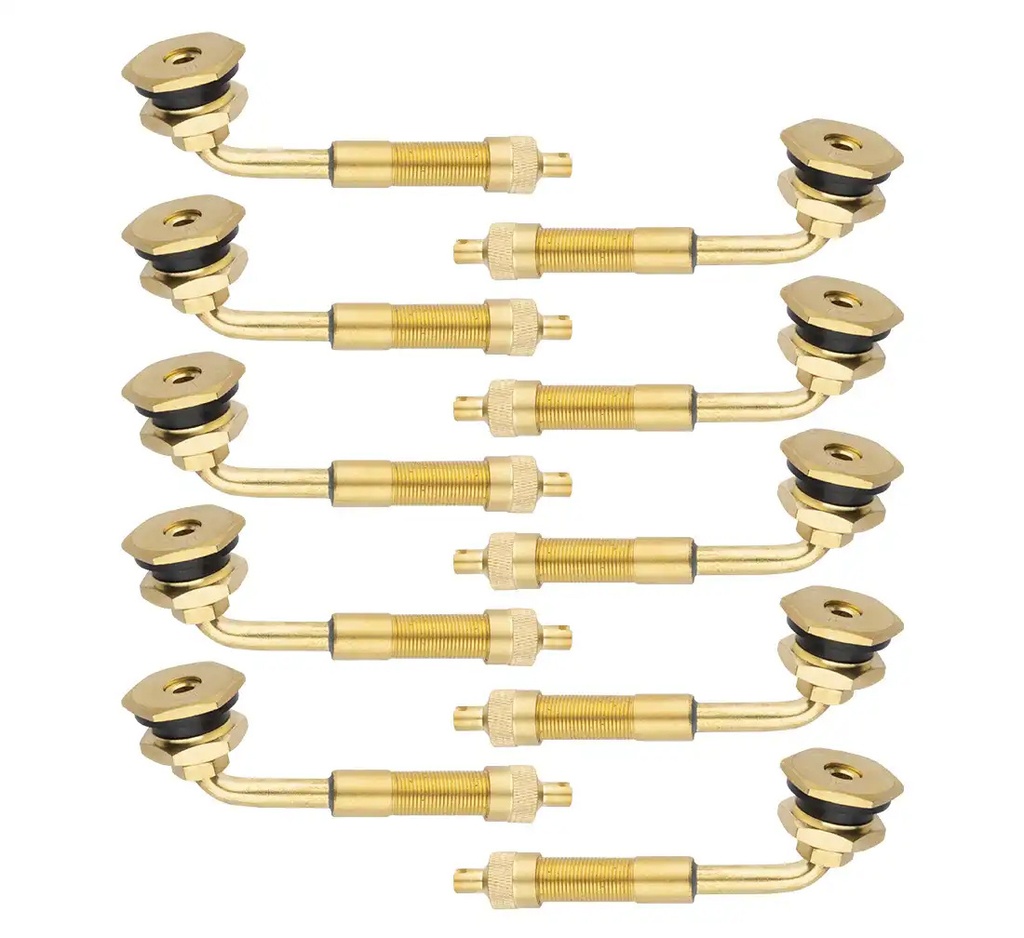 ᴿᴰ Valve for tubeless wheels of earth-moving machinery TRJ 650-3 - 10 pieces (TRJ 650-3, REDATS)
