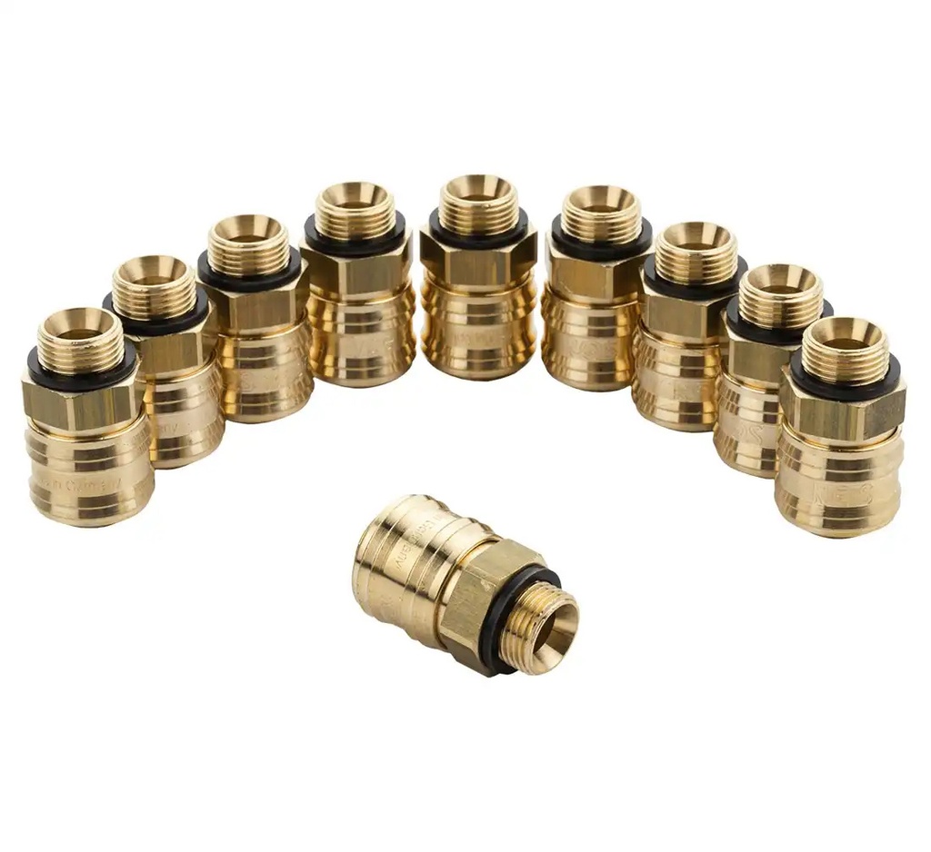 Quick coupling RQS type 26 - EXT. THREAD - 3/8 - 10pcs (05-02-16, REDATS)