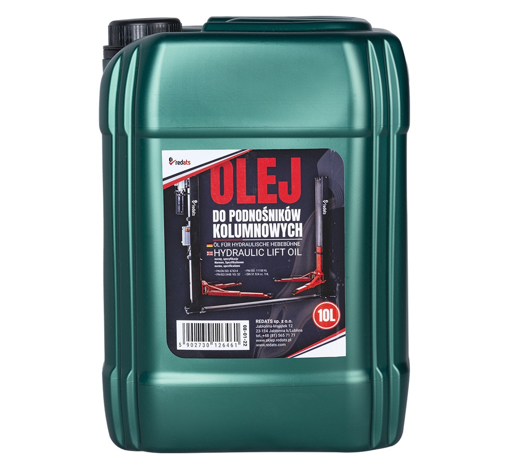 Hydraulic Oil for Column Lift REDATS HL32 10L (08-01-22, REDATS)