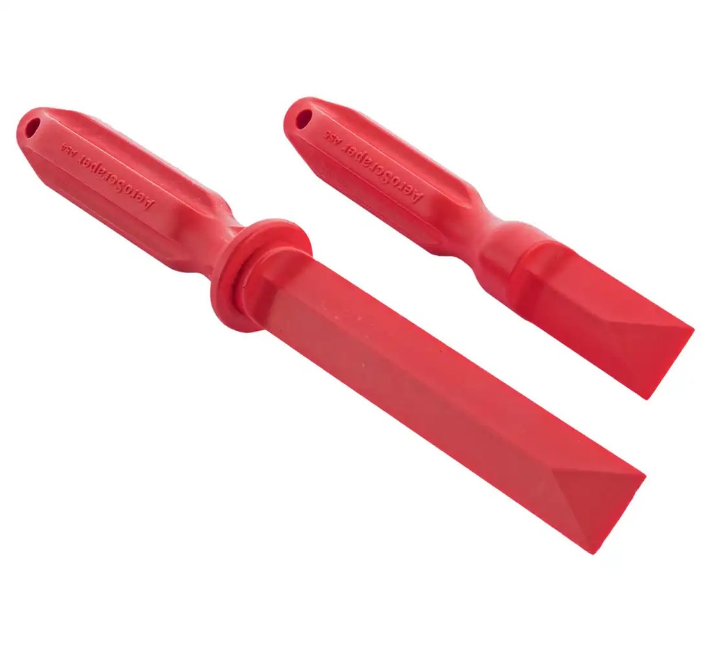 ᴿᴰ AeroScraper adhesive weight scrapers, set AS5 short + AS4 long (04-03-63, REDATS)