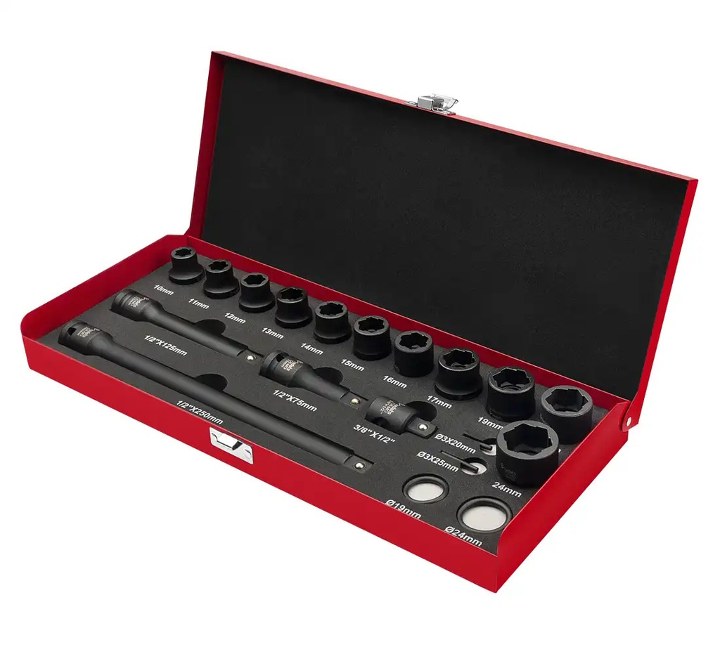 ᴿᴰ Impact adaptor set, 19 pcs (04-03-68, REDATS)