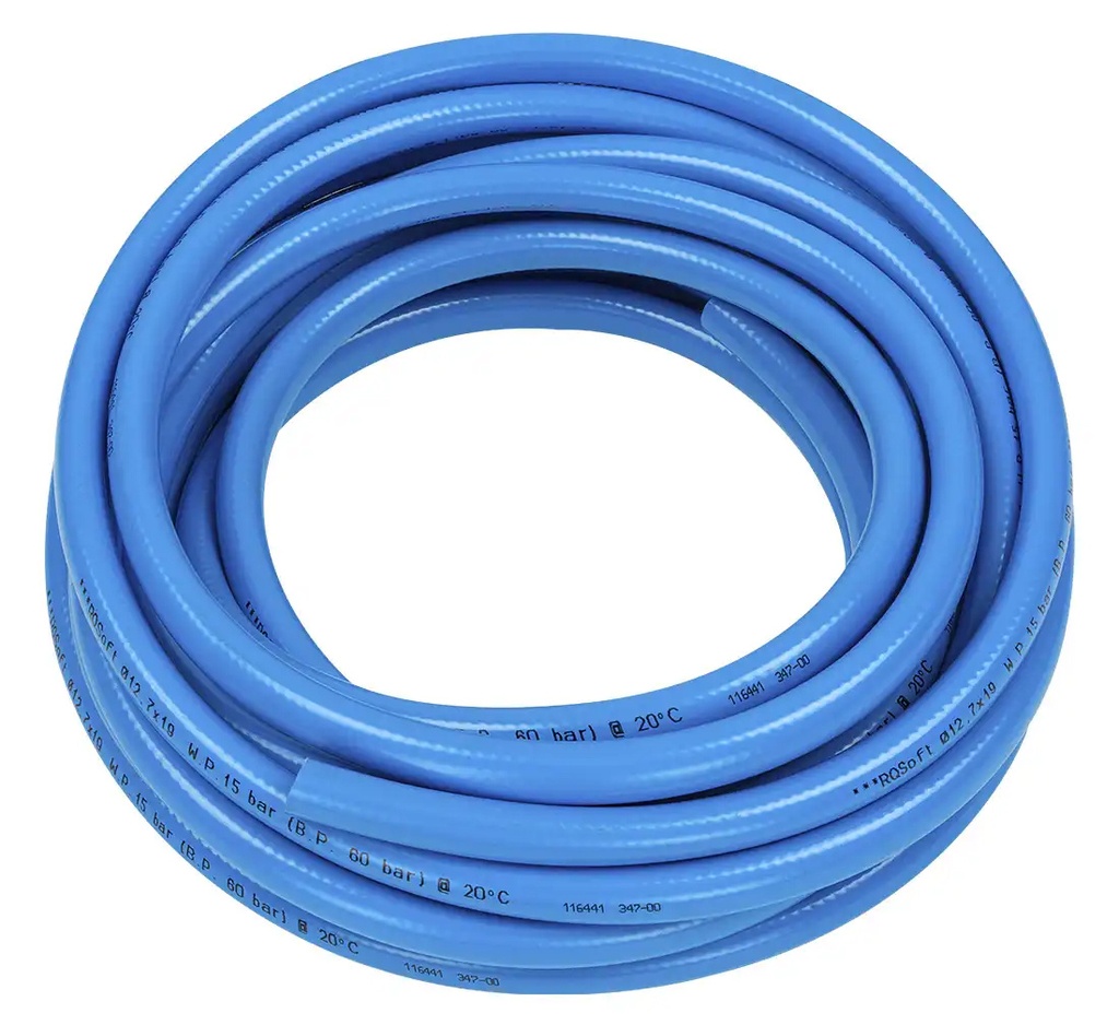 ᴿᴰ Tiesi poliuretaninė žarna RQSoft 12.7×19 mm, 10 m (05-02-49, RQS)