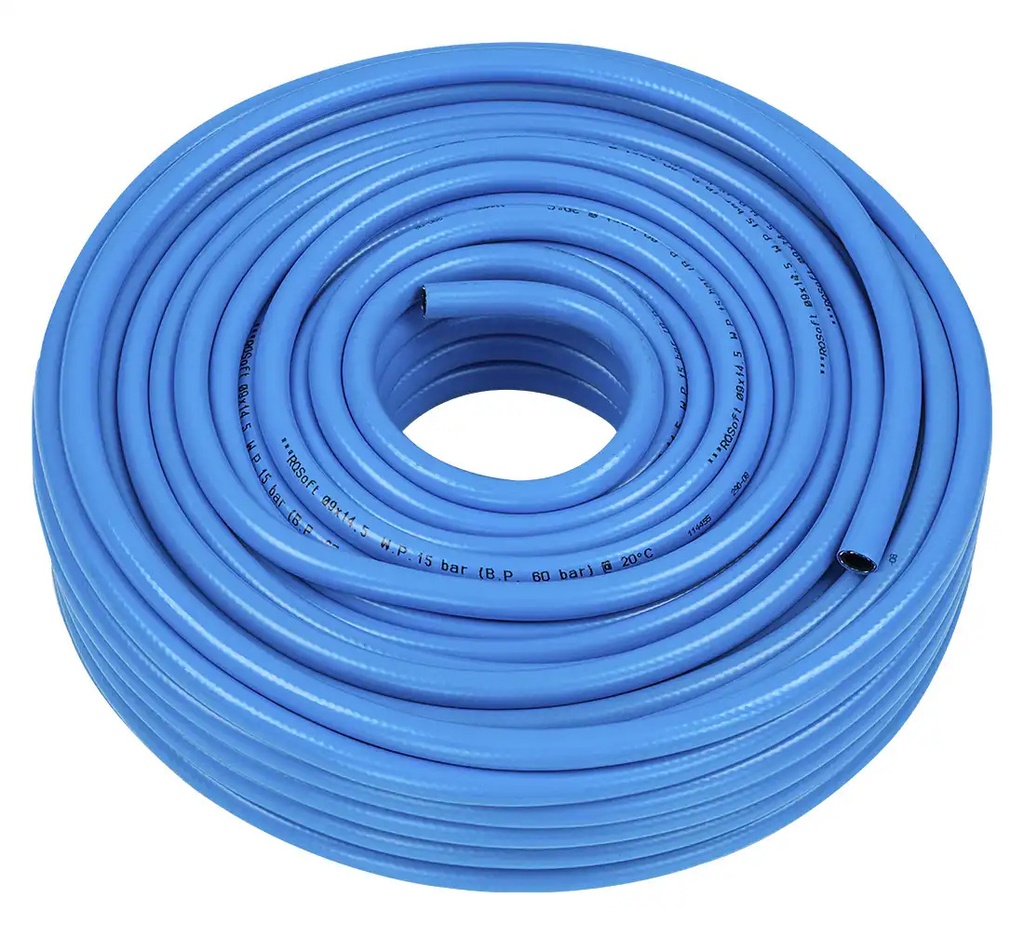 ᴿᴰ Tiesi poliuretaninė žarna RQSoft 9.0×14.5 mm, 50 m (05-02-62, RQS)