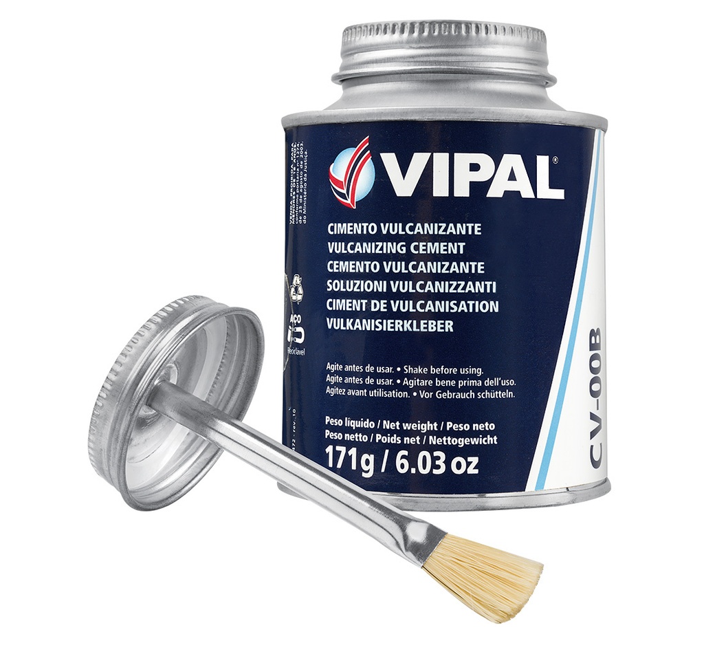 ᴿᴰ Vulcanizing glue VIPAL CV00B, 225 ml, blue (02-03-79, VIPAL)