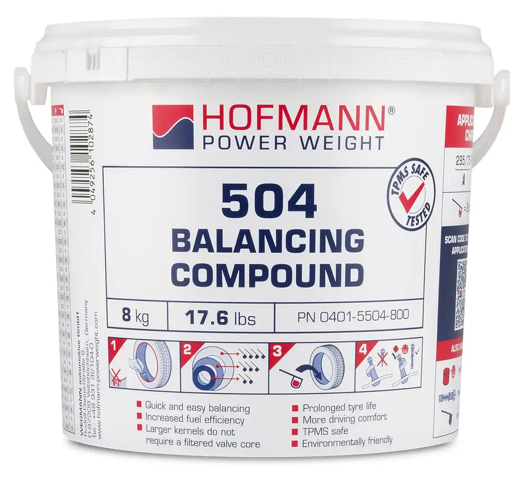 ᴿᴰ Riteņu balansēšanas pulveris HOFMANN, 8 kg (08-01-24, HOFMANN)