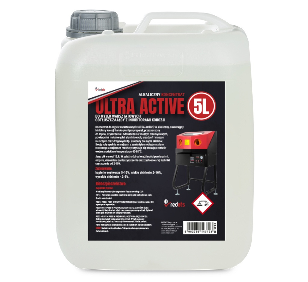 ᴿᴰ Detaļu mazgāšanas šķidrums, 5 l (08-01-29, REDATS)